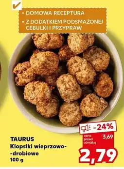 Kaufland Klopsiki nieprzowo-drobiowe oferta