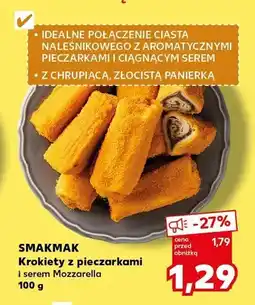 Kaufland Krokiety z pieczarkami i serem Mozzarella oferta