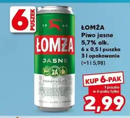 Kaufland Piwo jasne 5,7% alk oferta