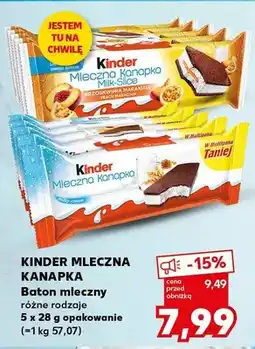 Kaufland Baton mleczny różne rodzaje oferta