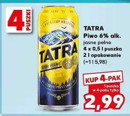 Kaufland Piwo 6% alk. jasne pełne oferta
