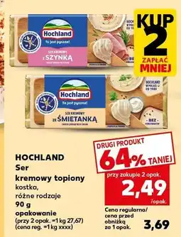 Kaufland Ser kremowy topiony kostka, różne rodzaje oferta