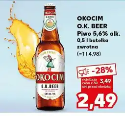 Kaufland Piwo O.K. Beer 5,6% alk oferta