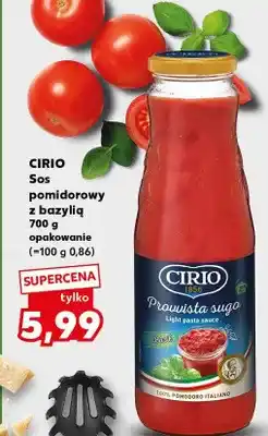 Kaufland Sos pomidorowy z bazylią oferta