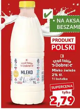 Kaufland Mleko świeże 2% tł oferta