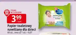 E.Leclerc Papier toaletowy nawilżany dla dzieci oferta