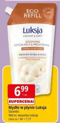 E.Leclerc Mydło w płynie kremowe łagodzące mleczko bawełniane i prowitamina B5 oferta