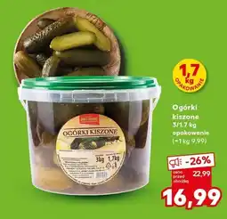 Kaufland Ogórki kiszone opakowanie oferta