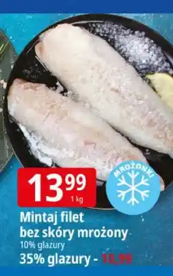E.Leclerc Filet mintaj bez skóry mrożony oferta