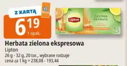 E.Leclerc Herbata zielona ekspresowa oferta