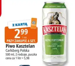 E.Leclerc Piwo Kasztelan niepasteryzowane oferta