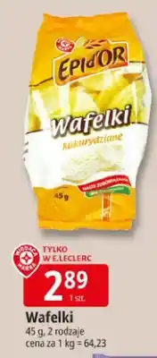 E.Leclerc Wafelki kukurydziane oferta