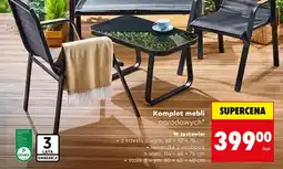 Biedronka Komplet mebli ogrodowych oferta