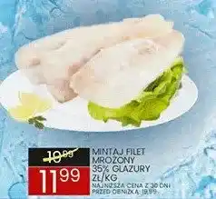 Wafelek Mintaj filet mrożony, glazury 2l/kg oferta