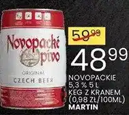 Wafelek Piwo czechy novy 0.5 % z prawa z naturalnej wersji premium martin oferta