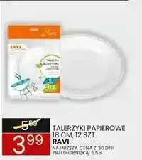 Wafelek Talerze i talerze papierowe 18cm 12szt oferta