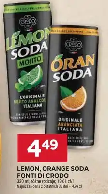 Stokrotka Napój Lemon, Orange Soda Fonti Di Crodo oferta