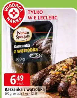 E.Leclerc Kaszanka z wątróbką oferta