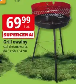 E.Leclerc Grill owalny stal chromowana, 84,5 x 45 x 54 cm oferta