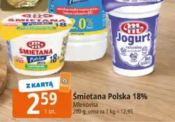 E.Leclerc Śmietana polska 18% oferta