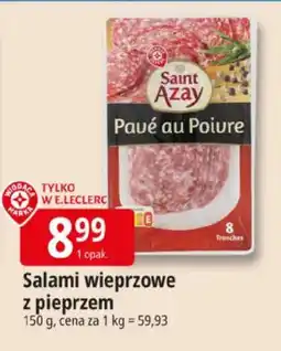 E.Leclerc Salami wieprzowe z pieprzem oferta