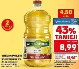 Kaufland WIELKOPOLSKI Olej rzepakowy 2 l opakowanie oferta
