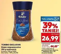 Kaufland TCHIBO EXCLUSIVE Kawa rozpuszczalna 200 g opakowanie oferta