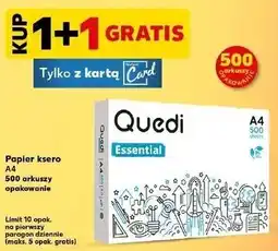 Kaufland Papier ksero A4 500 arkuszy opakowanie oferta
