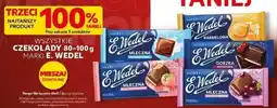 Kaufland WSZYSTKIE CZEKOLADY 80-100 g MARKI E. WEDEL oferta