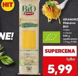 Kaufland GRANORO Makaron BIO różne rodzaje oferta