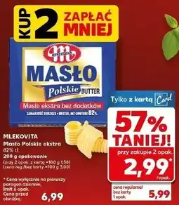 Kaufland Masło Polskie ekstra 82% tł oferta