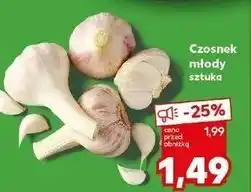 Kaufland Czosnek młody sztuka oferta
