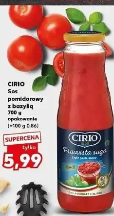 Kaufland CIRIO Sos pomidorowy z bazylią oferta