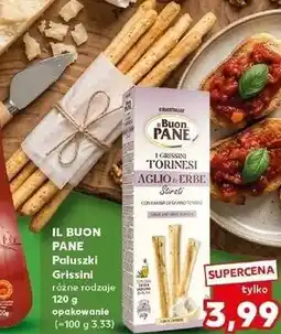 Kaufland IL BUON PANE Paluszki Grissini różne rodzaje 120 g opakowanie oferta