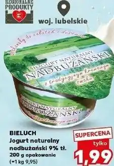 Kaufland BIELUCH Jogurt naturalny nadbużański 9% tł. 200 g opakowanie oferta