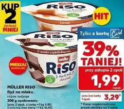 Kaufland MÜLLER RISO Ryż na mleku różne rodzaje 200 g opakowanie oferta