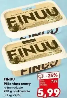 Kaufland FINUU Miks tłuszczowy różne rodzaje 200 g opakowanie oferta