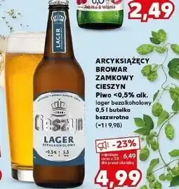 Kaufland ARCYKSIĄŻĘCY BROWAR ZAMKOWY CIESZYN Piwo oferta
