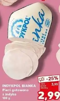 Kaufland INDYKPOL BIANKA Pierś gotowana z indyka oferta