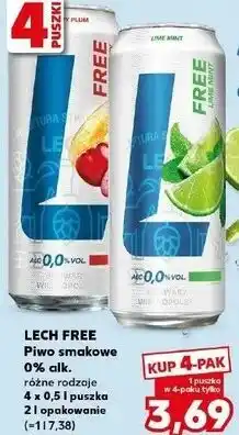 Kaufland LECH FREE Piwo smakowe 0% alk oferta