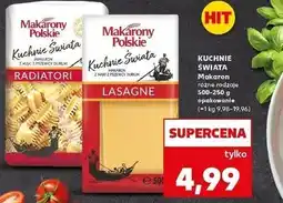 Kaufland KUCHNIE ŚWIATA Makaron różne rodzaje oferta