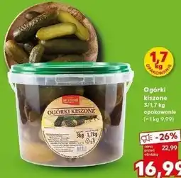 Kaufland Ogórki kiszone 3/1 oferta
