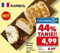 Kaufland Rambol Rolada serowa z orzechami oferta