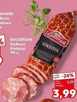 Kaufland Kiełbasa Kindziuk oferta