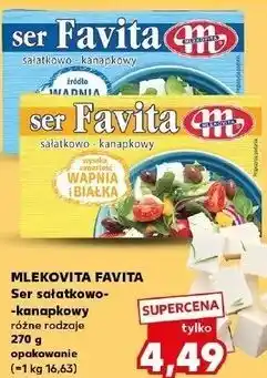 Kaufland MLEKOVITA FAVITA Ser sałatkowo-kanapkowy oferta