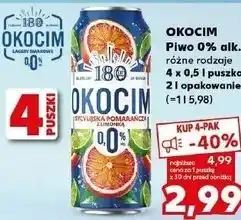 Kaufland Okocim Piwo 0% alk oferta