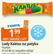 E.Leclerc Lody Kaktus na patyku Froneri oferta