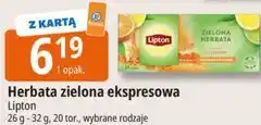 E.Leclerc Herbata zielona ekspresowa Lipton oferta