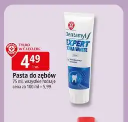 E.Leclerc Pasta do zębów 75 ml, wszystkie rodzaje oferta