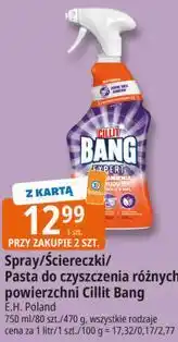 E.Leclerc Spray/Ściereczki/Pasta do czyszczenia różnych powierzchni Cillit Bang oferta